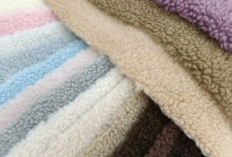 700mg*160cm Kain butiran keriting kasmir Fair isle
